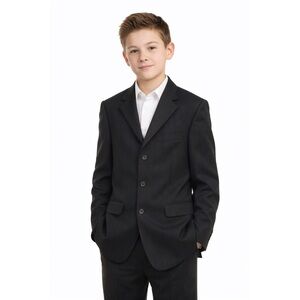 Tulliano Boys Navy Blazer Pin Stripe Chest 39”